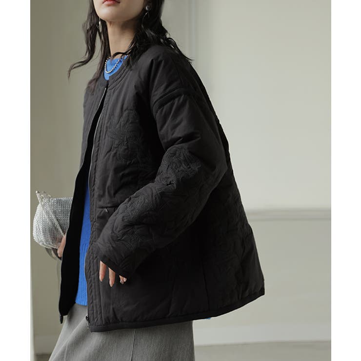 ブラック | ジャケット キルティング 中綿 | HUG.U