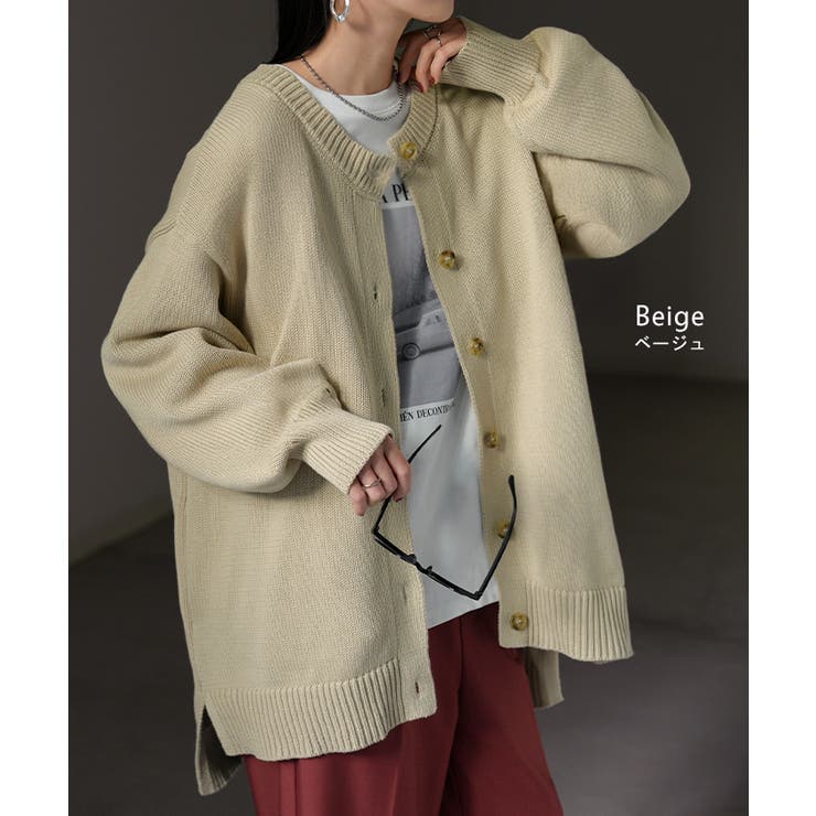 ニット カーディガン 綿100 | HUG.U | 詳細画像15 