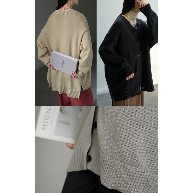 ニット カーディガン 綿100 | HUG.U | 詳細画像20 