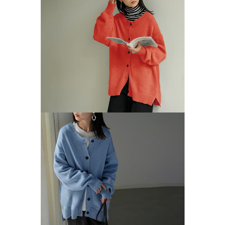 ニット カーディガン 綿100 | HUG.U | 詳細画像23 