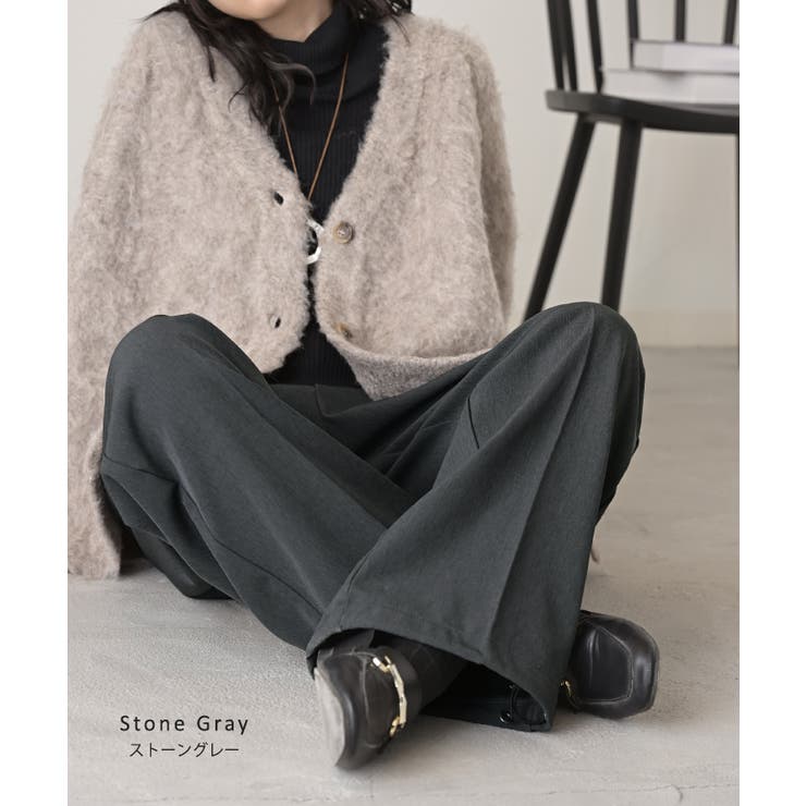 パンツ 裏起毛 ストレッチ | HUG.U | 詳細画像15 