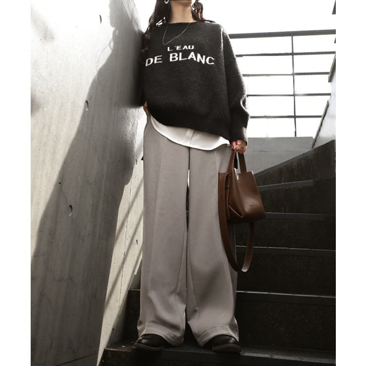 グレイッシュベージュ | パンツ 裏起毛 ストレッチ | HUG.U