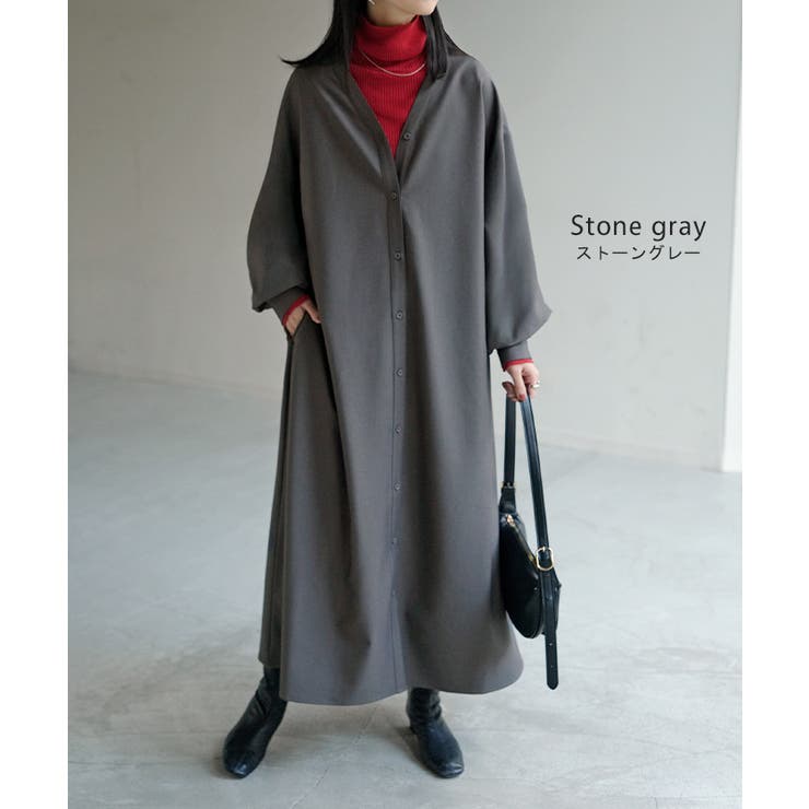 ワンピース ロング 洗える | HUG.U | 詳細画像12 