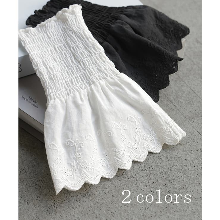 つけ袖 レース 綿100 | HUG.U | 詳細画像12 