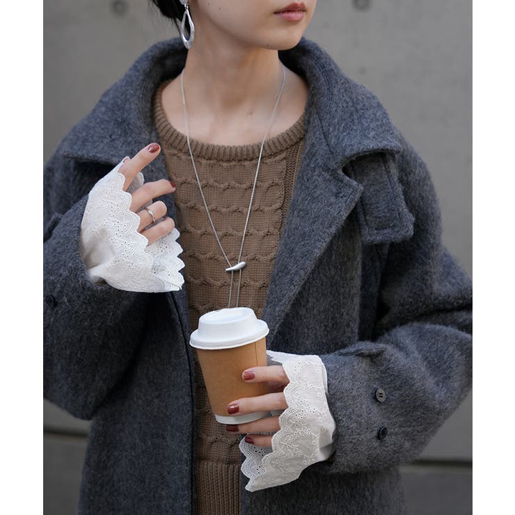 つけ袖 レース 綿100 | HUG.U | 詳細画像5 