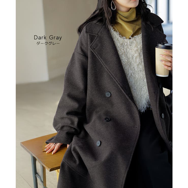 コート チェスターコート フレア | HUG.U | 詳細画像12 