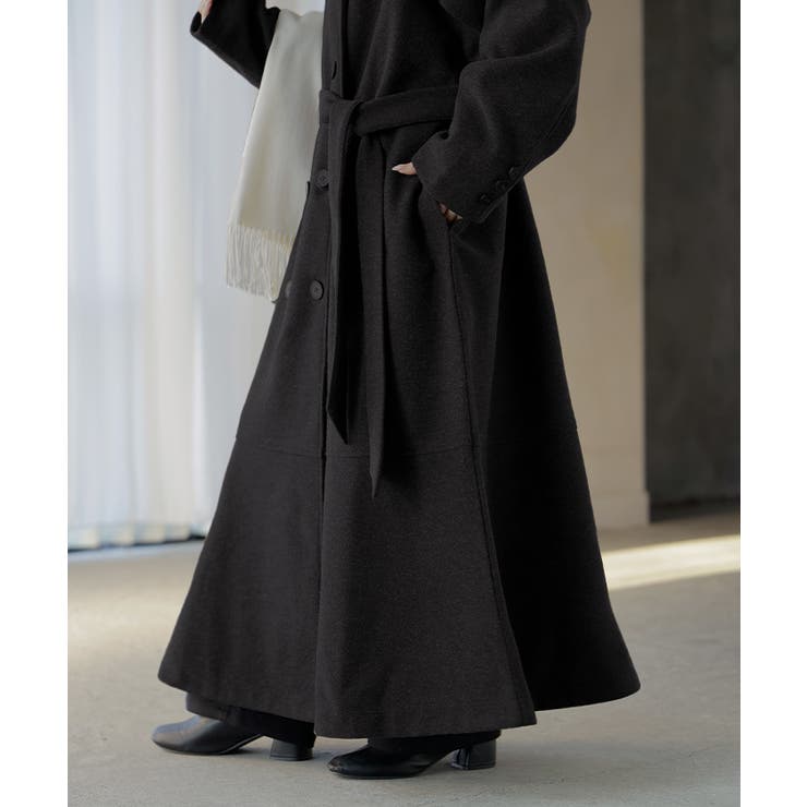 コート チェスターコート フレア | HUG.U | 詳細画像4 