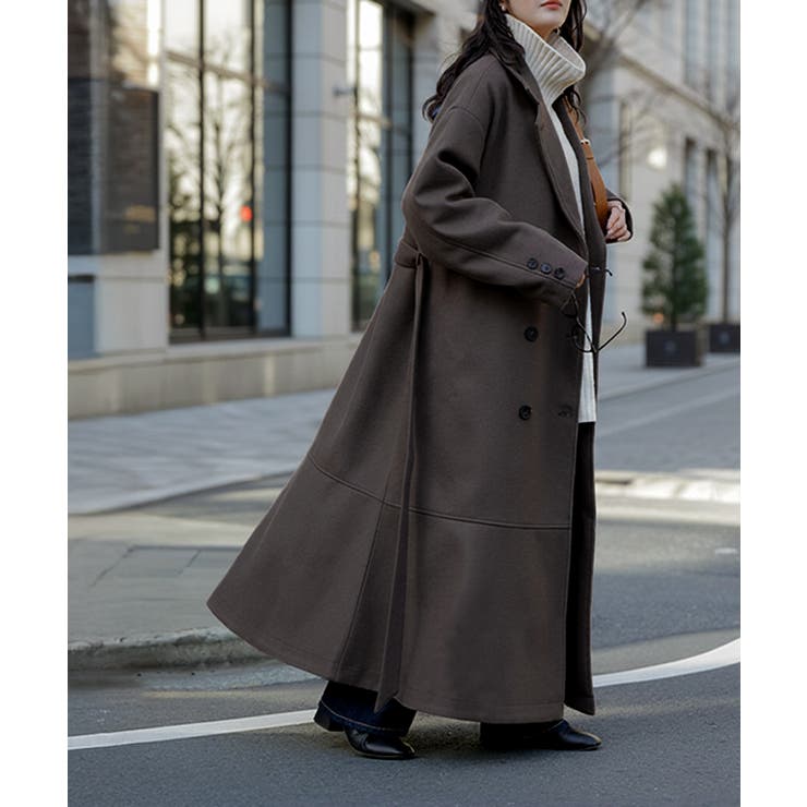 コート チェスターコート フレア | HUG.U | 詳細画像5 