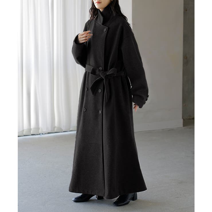 ブラック | コート チェスターコート フレア | HUG.U