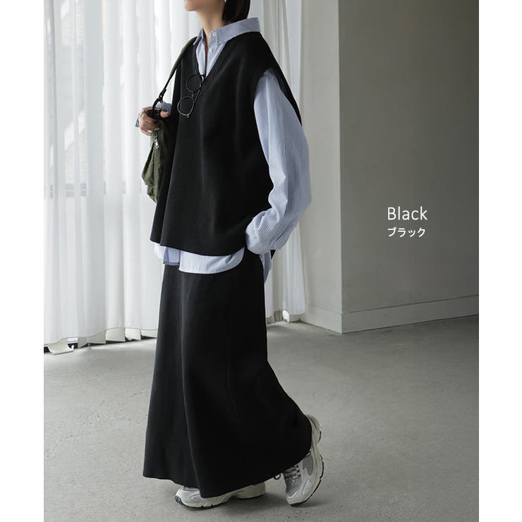 セットアップ ニットベスト スカート | HUG.U | 詳細画像14 