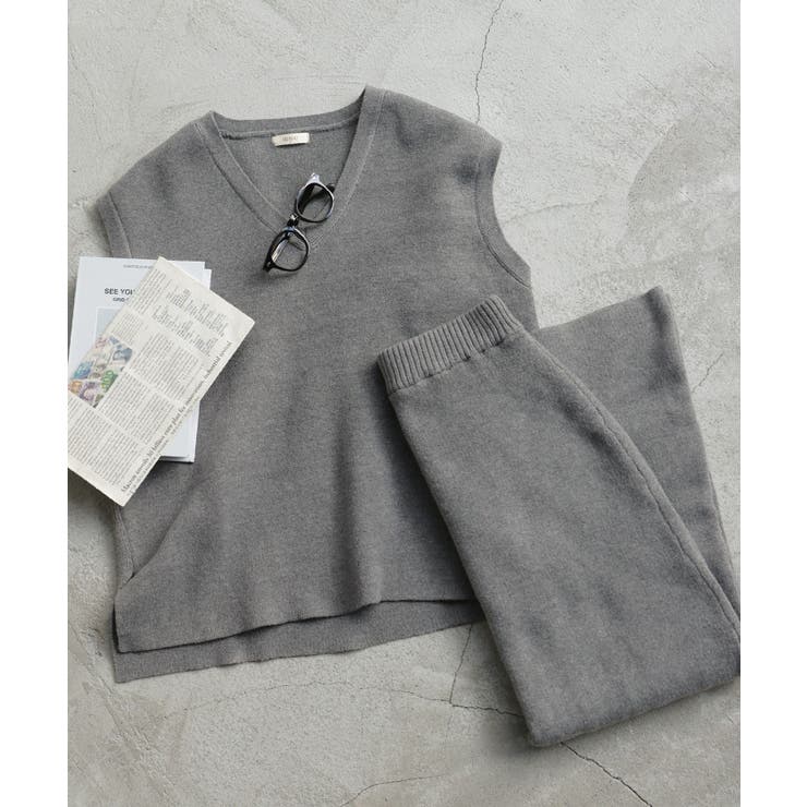 セットアップ ニットベスト スカート | HUG.U | 詳細画像7 