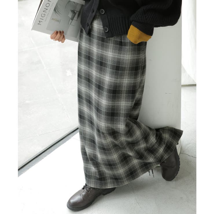 スカート ロング チェック | HUG.U | 詳細画像15 