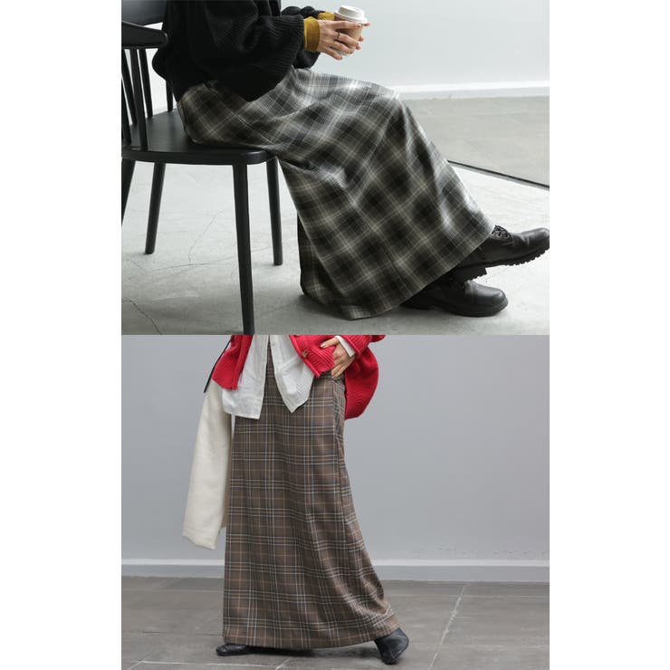 スカート ロング チェック | HUG.U | 詳細画像20 