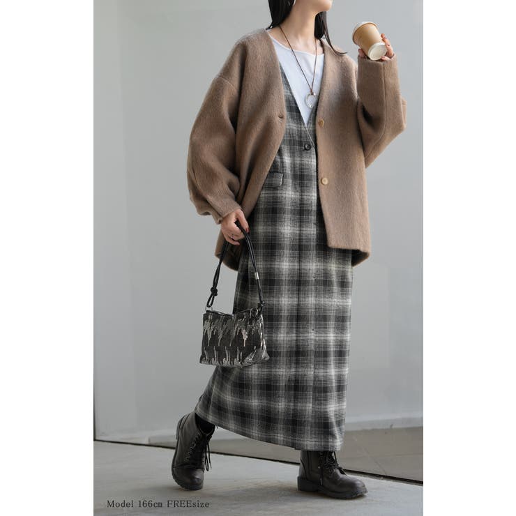 ワンピース ジレ ジャンパースカート | HUG.U | 詳細画像11 