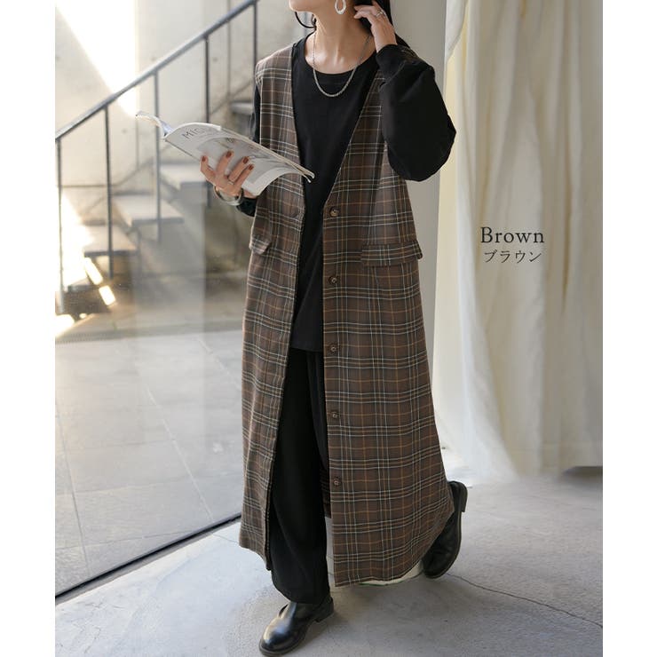 ワンピース ジレ ジャンパースカート | HUG.U | 詳細画像13 