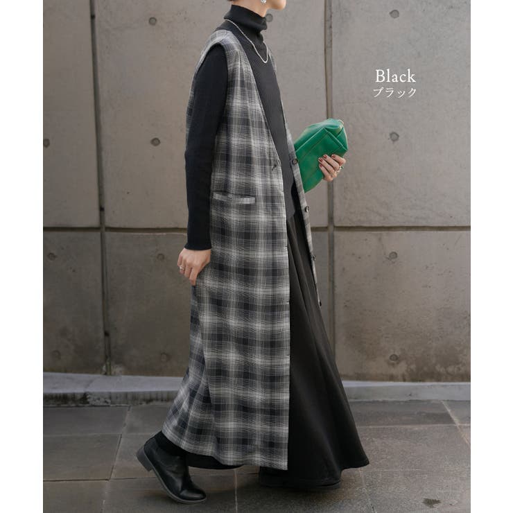 ワンピース ジレ ジャンパースカート | HUG.U | 詳細画像14 