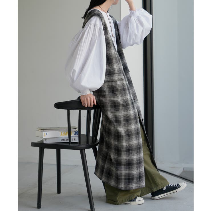 ワンピース ジレ ジャンパースカート | HUG.U | 詳細画像16 