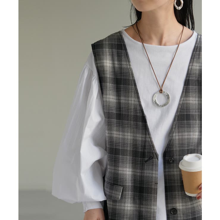 ワンピース ジレ ジャンパースカート | HUG.U | 詳細画像9 