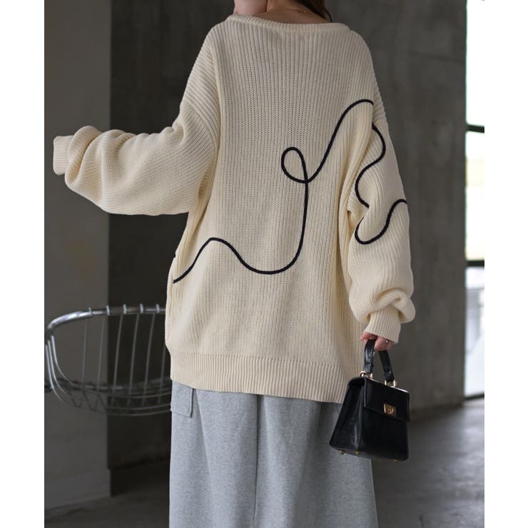 カーディガン 刺繍 犬 | HUG.U | 詳細画像15 