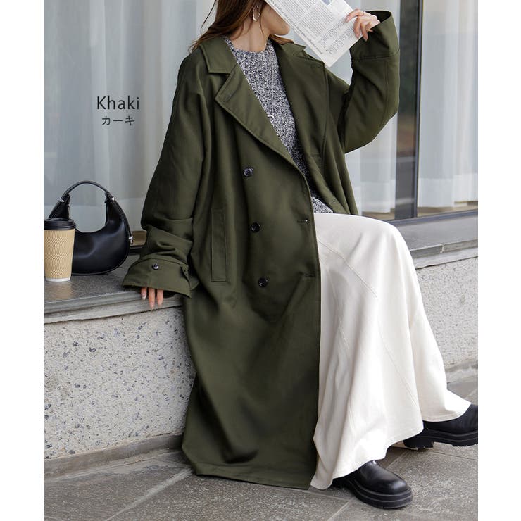 アウター トレンチコート 中綿 | HUG.U | 詳細画像11 