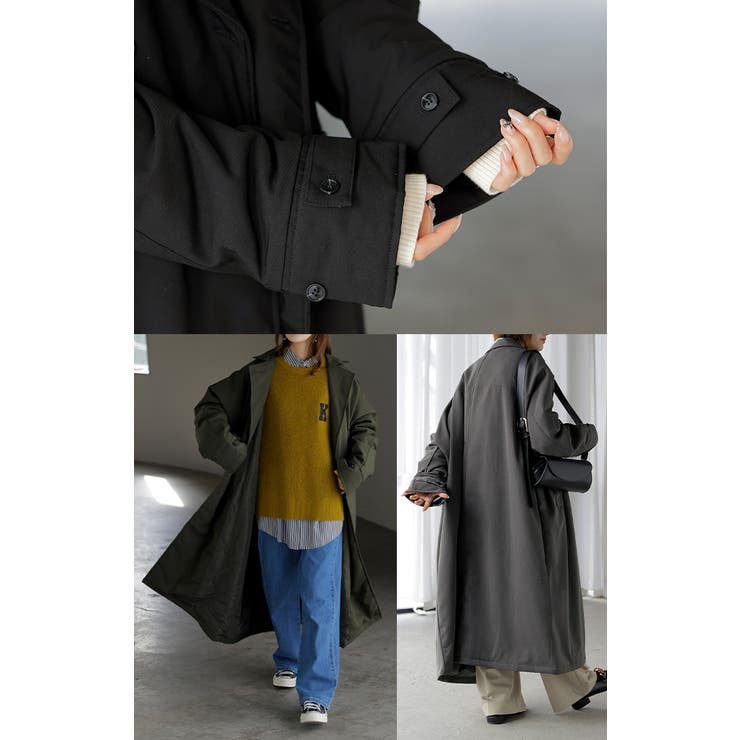 アウター トレンチコート 中綿 | HUG.U | 詳細画像15 