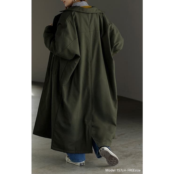 アウター トレンチコート 中綿 | HUG.U | 詳細画像17 