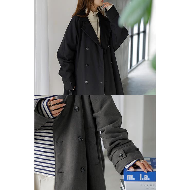 アウター トレンチコート 中綿 | HUG.U | 詳細画像18 