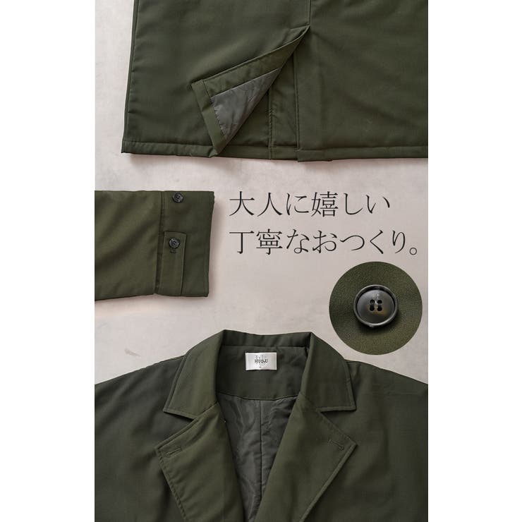 アウター トレンチコート 中綿 | HUG.U | 詳細画像19 