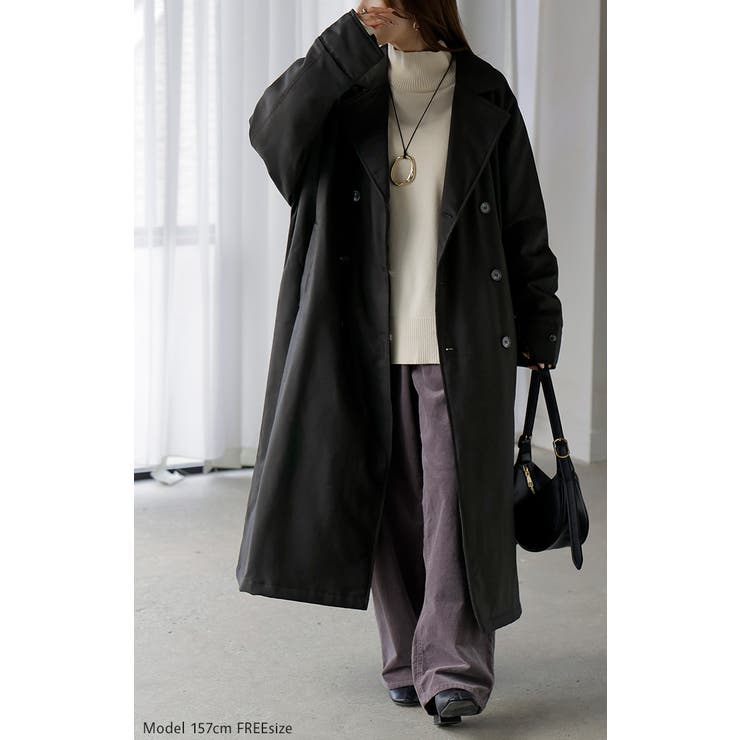 アウター トレンチコート 中綿 | HUG.U | 詳細画像21 