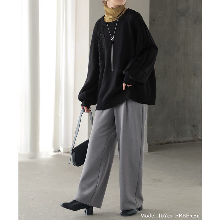 ニット 刺繍 綿100 | HUG.U | 詳細画像17 