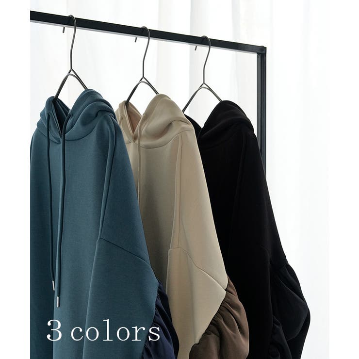 パーカー 異素材 ダンボール | HUG.U | 詳細画像10 