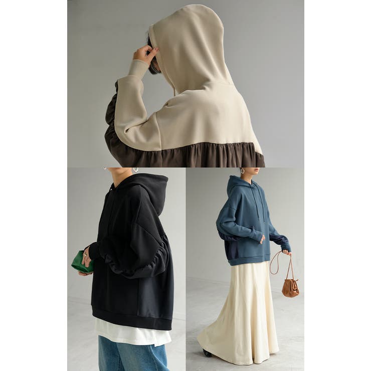 パーカー 異素材 ダンボール | HUG.U | 詳細画像20 