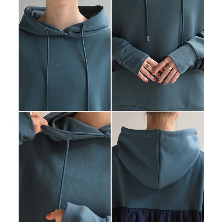 パーカー 異素材 ダンボール | HUG.U | 詳細画像22 