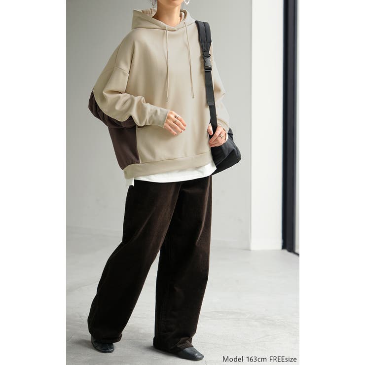 パーカー 異素材 ダンボール | HUG.U | 詳細画像8 