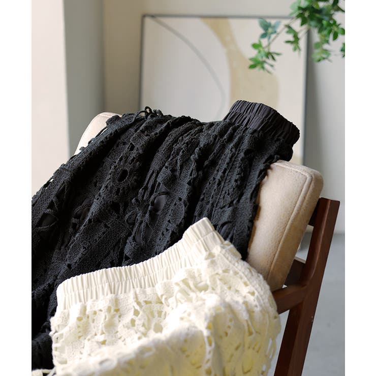 スカート ロング 透かし編み | HUG.U | 詳細画像15 