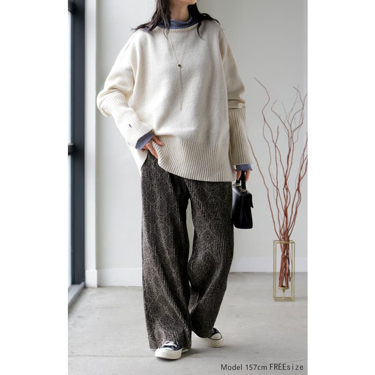 パンツ ワイド 切れる | HUG.U | 詳細画像3 