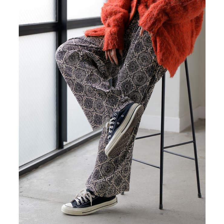 メダリオンベージュ | パンツ ワイド 切れる | HUG.U