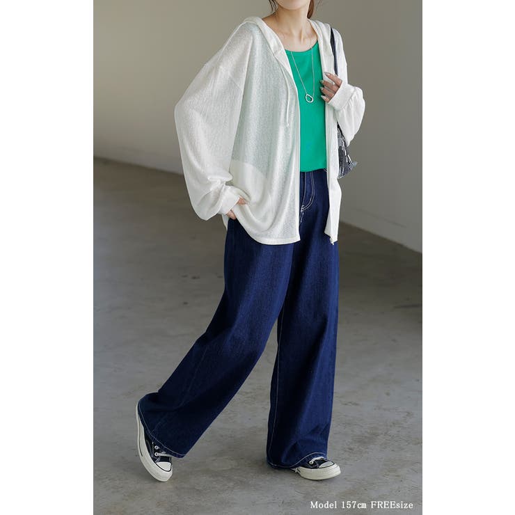 パーカー 薄手 カーディガン | HUG.U | 詳細画像18 