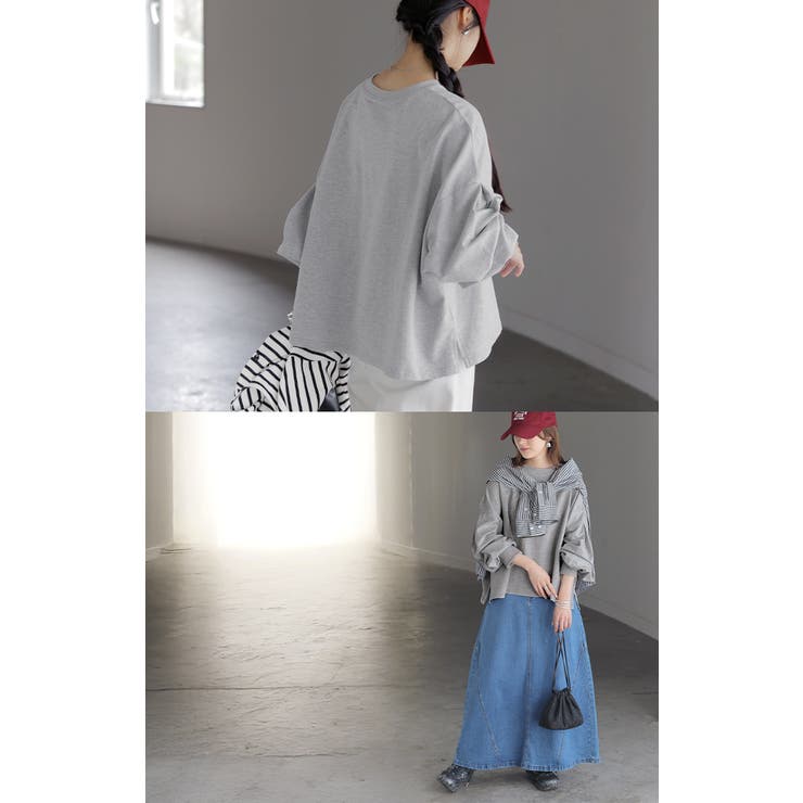 プルオーバー Tシャツ以上スウェット未満 ロンT | HUG.U | 詳細画像12 