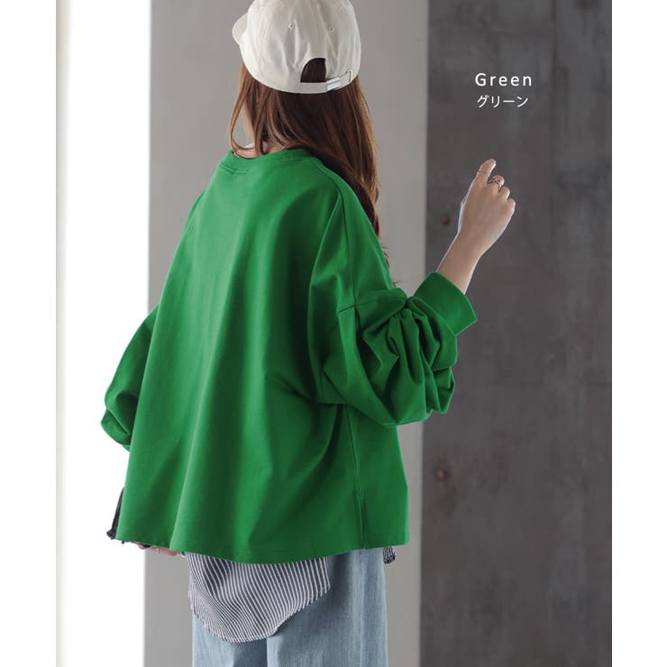 プルオーバー Tシャツ以上スウェット未満 ロンT | HUG.U | 詳細画像21 