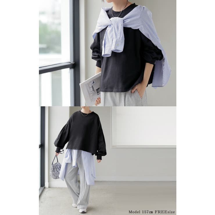 プルオーバー Tシャツ以上スウェット未満 ロンT | HUG.U | 詳細画像24 