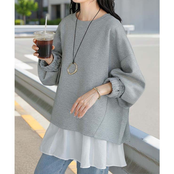 メランジグレー | スウェット キャミ 2点セット | HUG.U