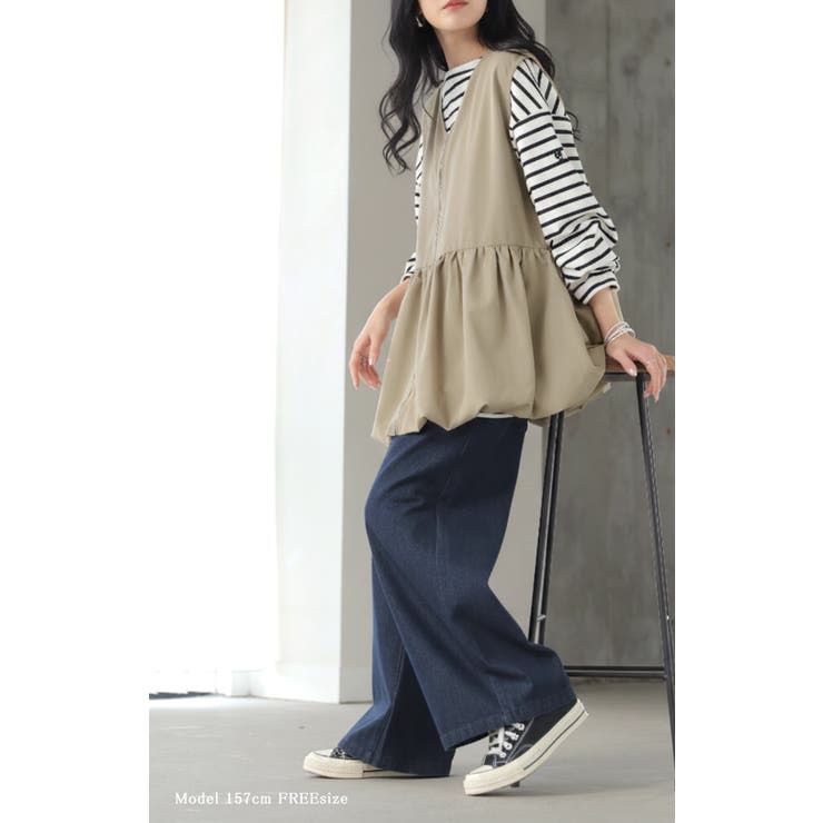 ベスト バルーン トップス | HUG.U | 詳細画像21 