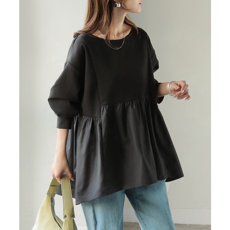 トップス ポンチ スウェット | HUG.U | 詳細画像16 