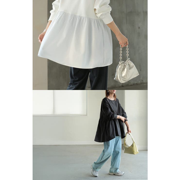 トップス ポンチ スウェット | HUG.U | 詳細画像18 