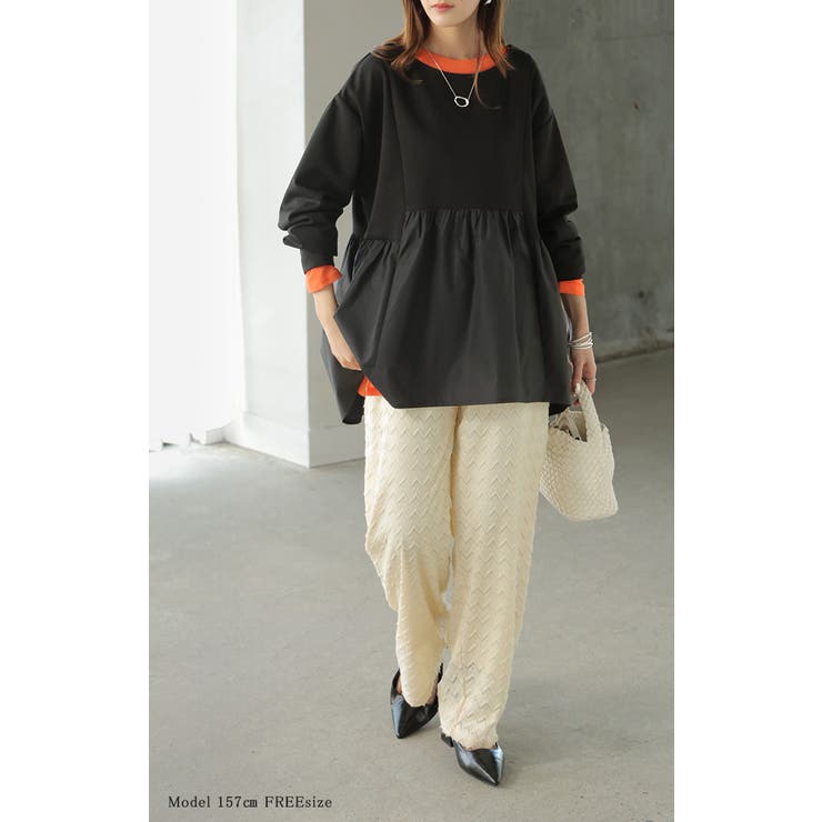 トップス ポンチ スウェット | HUG.U | 詳細画像21 