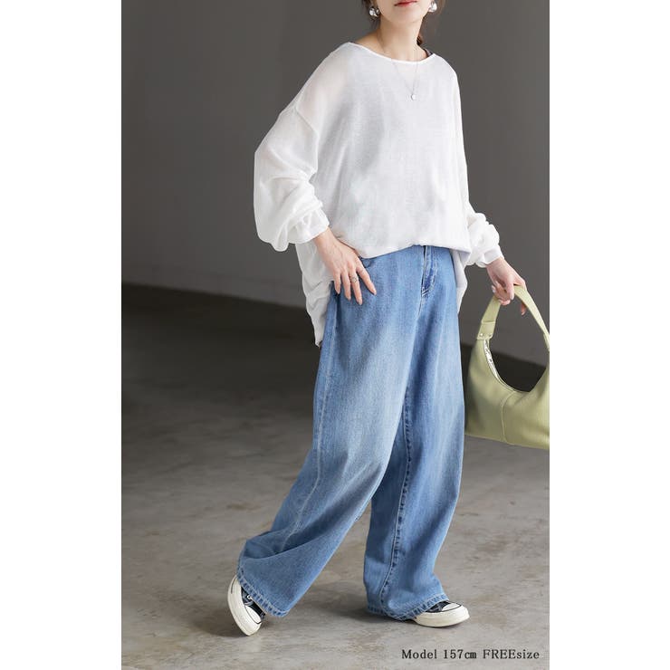 ニット シアーニット ラメ | HUG.U | 詳細画像16 