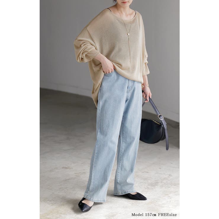 ニット シアーニット ラメ | HUG.U | 詳細画像3 