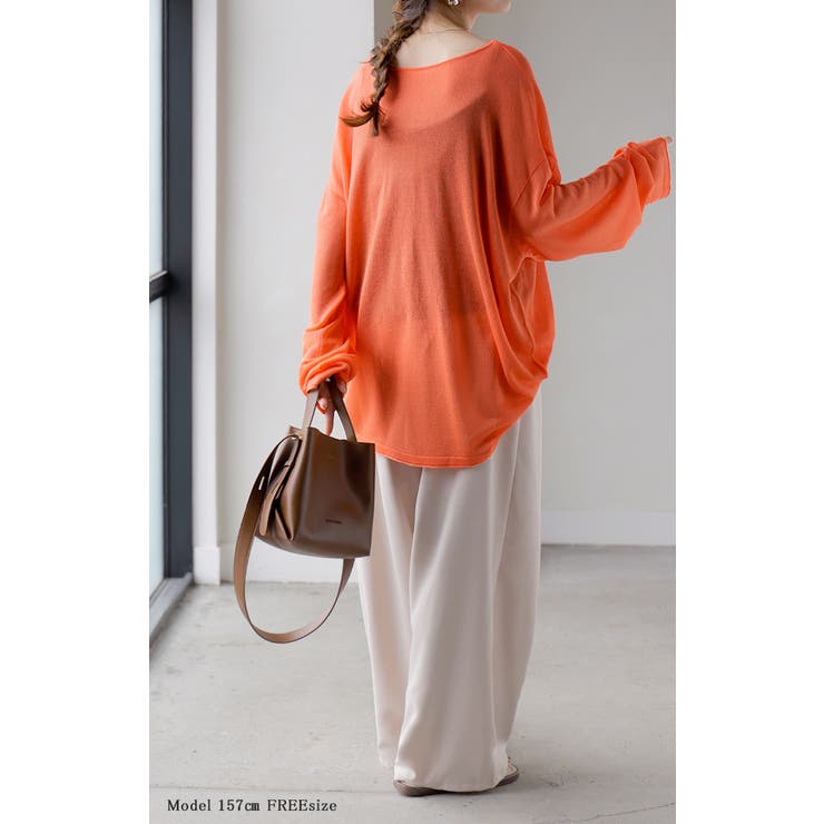 ニット シアーニット ラメ | HUG.U | 詳細画像6 