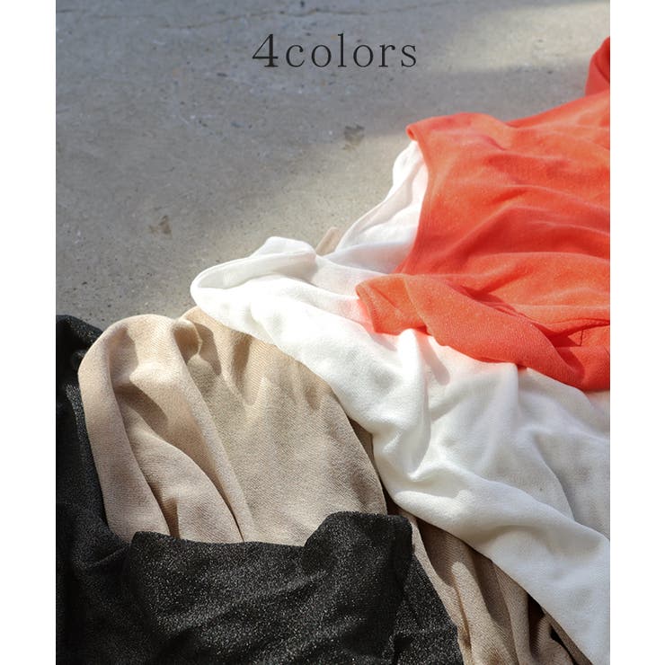 ニット シアーニット ラメ | HUG.U | 詳細画像7 